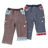 Piccolo(ピッコロ) 長丈パンツ (70～90cm) キムラタンの子供服 (34412-164) ネイビーブルー 90