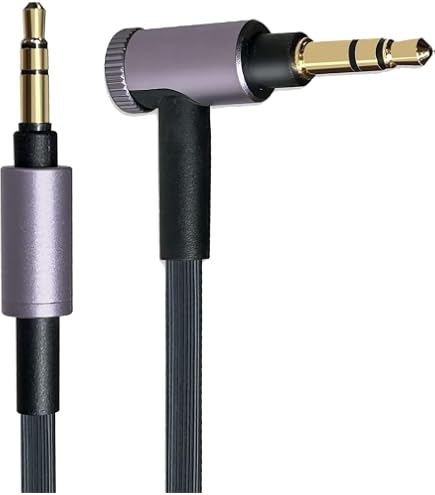 Amazon | WH-1000XM5 Auxヘッドホン交換用オーディオケーブルコード