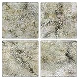 Artscape 05-0101 Jazz 4-Inch x 4-Inch Beige Multi-Colored High Gloss Murano Medley Self Adhesive Dec
