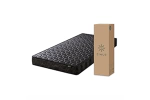 ZINUS ジヌス ベッド マットレス シングル ポケットコイル 20cm ブラック 硬め mattress コスパが良い 体圧分散 耐久性 5年保証 体を適度に支える 通気性 長持ちする 静音 厚め設計 ホテル品質 ベーシック BASIC
