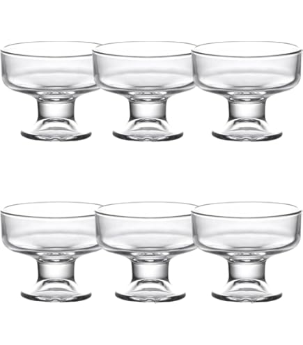 Amazon｜KazeSoパフェグラス クリア カップ 6個セット デザート