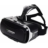 VR SHINECON VRメガネ 3Dゴーグル 頭部装着 4－6インチのスマホ適用 G-VR002 (黒 二代)