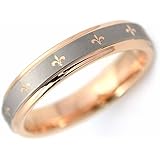 リング タングステン 4mm幅 フレア刻印リング ピンクゴールド １１号