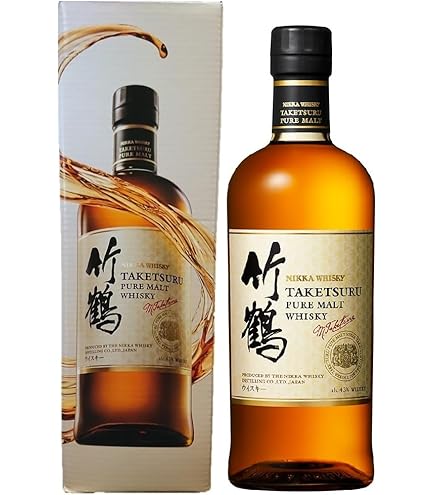 Amazon.co.jp: ニッカ 竹鶴 ピュアモルト ミニチュア 43度 50ml(新