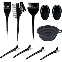 Amazon.co.jp: ZJYCLY ヘアカラー 道具 10点セット 毛染めブラシ 髪