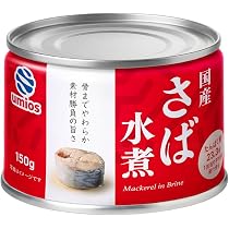 Amazon | Umios(旧マルハニチロ) さば水煮 缶詰 150g×48缶 | ノー 