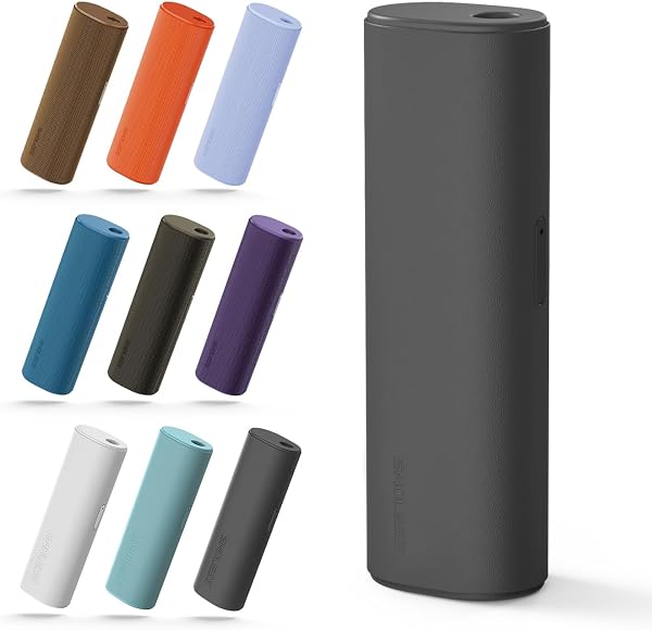 SMOLESS A1 アイコス イルマ互換機 IQOS ILUMA互換 1本で2回吸える 2度吸い対応 15秒超速予熱 加熱式たばこセット スターターキット テリア・センティア対応 約25本連続使用 レザー仕上げ ニコチン・タール無し 本体ブラック - 1