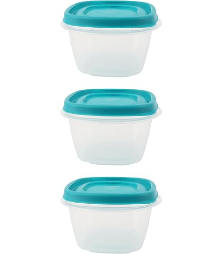 Amazon | Rubbermaid (ラバーメイド) 漏れ防止ふた 食品保存セット
