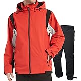 アオキ（aoki outdoor）レインウェア レインスーツ 上下セット ゴルフウェア ウィンドブレーカー マウンテンパーカー 防水 メンズ カッパ 透湿 防水 防風 軽量
