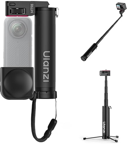 Amazon | Vivitar 自撮り棒 AUXイン有線シャッターリリース (ブルー