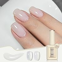 Amazon | GAOY ジェルネイル シラーカラージェル ホワイト 単色 クリア