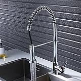 Wrightjp キッチン蛇口 シャワー 混合水栓 キッチン用水栓 ハンドシャワー シングルレバー 360度回転 伸縮ノズルタイプ　混合水栓 ホース付き