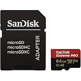 SanDisk ( サンディスク ) 64GB microSD Extreme PRO microSDXC A2 ( 読込 最大170MB/s 書込 最大90MB/s ) SDSQXCY-064G-GN6MA ［ 海外パッケージ品 ］