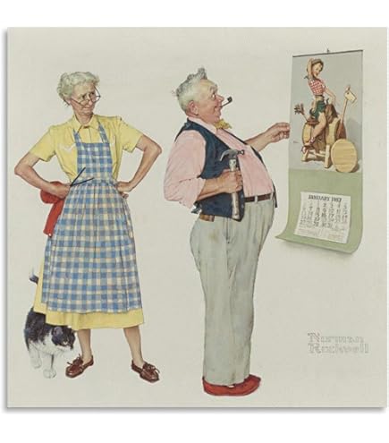 Amazon.co.jp: ノーマン・ロックウェル『マリッジライセンス（小