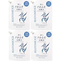 新品 麗白 ハトムギ 化粧水 Refill つめかえ用 500ml 保湿成分配合 Amazon | 【まとめ買い】麗白 ハトムギ化粧水 詰替 500ml×4個 | 麗白