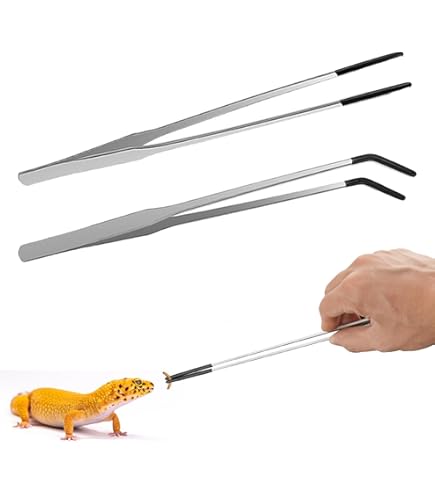 Amazon | 爬虫類 ピンセット 爬虫類給餌トング 2個入り 27cm