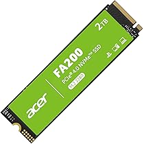 内蔵型SSD acer FA200 2TB SSD M.2 PCIe Gen4 NEW - Acer FA200 2TB PCIe Gen4 x4 M.2 SSD - High Performance