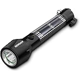 Renogy 懐中電灯 led 強力 軍用 最強 防災 小型 多機能 USB充電式 ソーラー充電式 18650バッテリー 7つ点灯モード マグネット 軽量 SOS 作業灯 キャンプ アウトドア用 フラッシュライト 停電 地震 防災グッズ PSE認証済