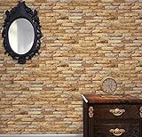 壁紙 近代的なミニマリストのテレビの背景の壁紙3Dステレオレストランストーンウォールタイル壁紙（0.53m * 10m） ( Color : 3 )