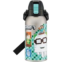 Minecraft 子ども用水筒 Amazon｜スケーター(Skater) 水筒 子供用 直飲み 600ml マインクラフト