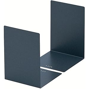 カール事務器 ブックエンド 大 LB-55-E ダークグレー