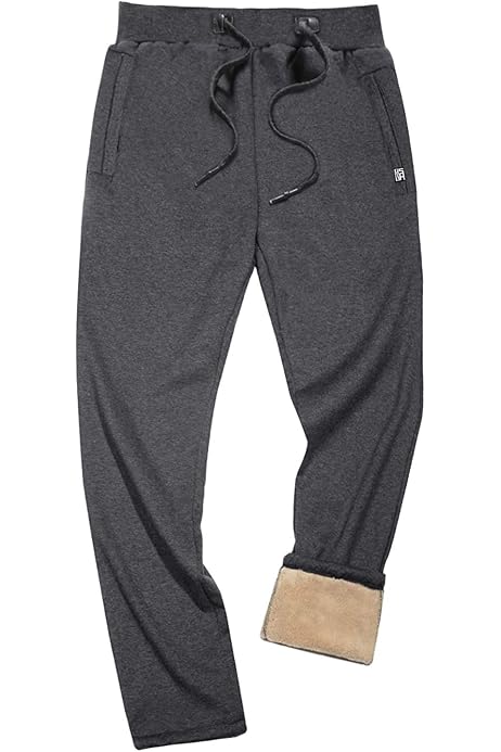 Sherpa Lined Athletic Sweatpants Winter 