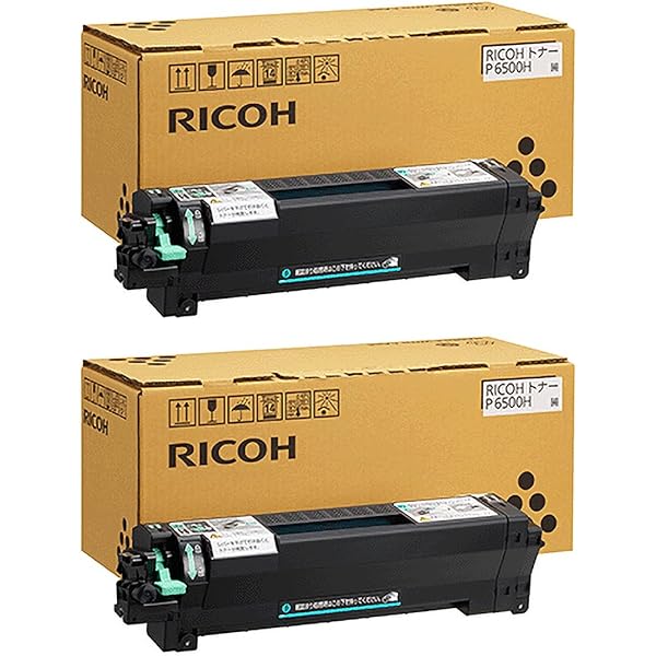 Amazon.co.jp: RICOH トナー P 6500 純正 2本セット IP6530 P6520 