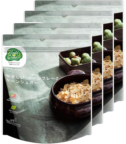 Amazon.co.jp: 日食 Feel&Green やさしいコーンフレーク プレーン 120g