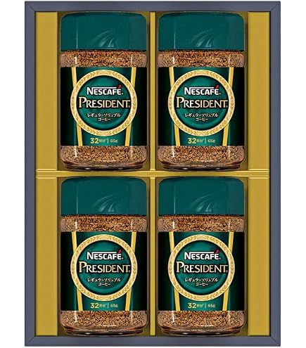 Amazon.co.jp: Nescafe President 2.3 oz (65 g) x 12 Pieces : Food