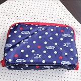 HALEIWA/ハレイワ ママグッズ　おむつポーチ　ドットネイビー HOPP-DTB