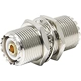 M型中継コネクタ 両端M型メス 無線同軸ケーブル接続用 wuernine MJ MJ ナット付き アンテナ用