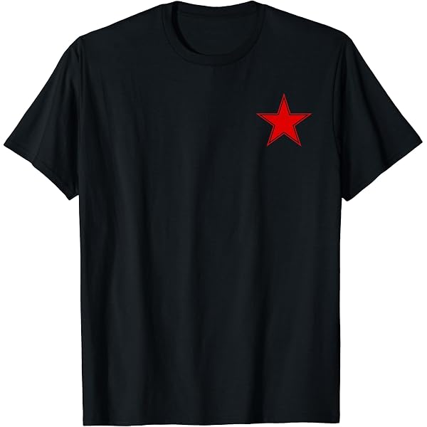 Amazon | 複数のカラーにレッドスター。 Tシャツ | Tシャツ
