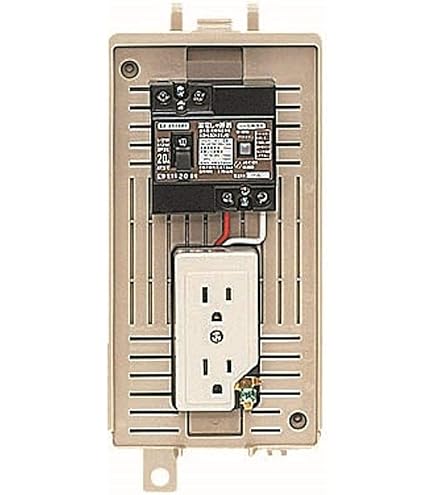 Amazon.co.jp: 未来工業 屋外電力用仮設ボックス 漏電しゃ断器・分岐