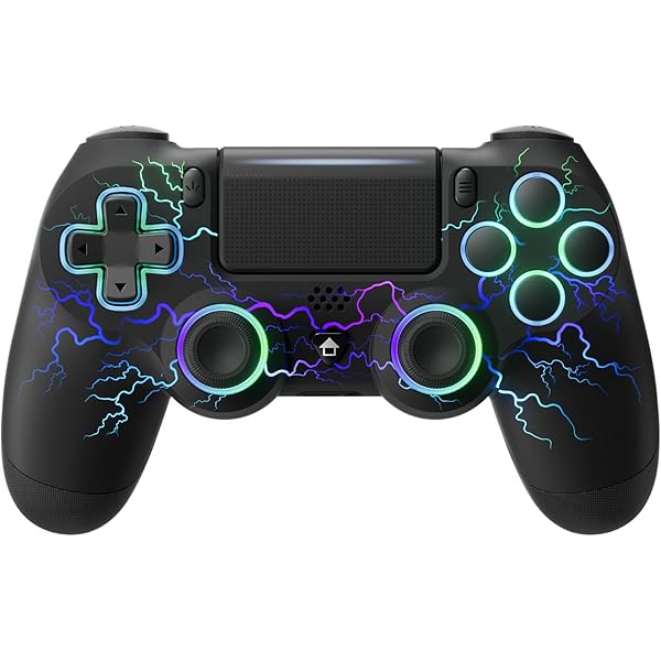 Amazon | ワイヤレスコントローラー (DUALSHOCK 4) ウェイブ・ブルー