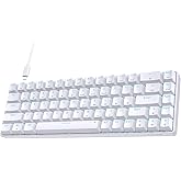 TMKB 60 Percent Keyboard,Gaming Keyboard 60 Percent, LED Backlit Ultra-Compact 68 Keys 60 Percent Mechanical Keyboard with Se