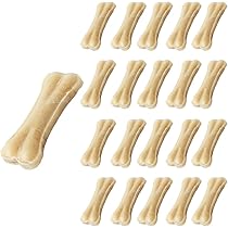 Amazon | Nana ローハイドカルシウムボーン 犬用ガム (約8cm 20本