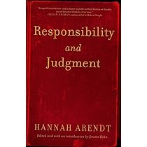 Amazon | Responsibility and Judgment | Arendt, Hannah