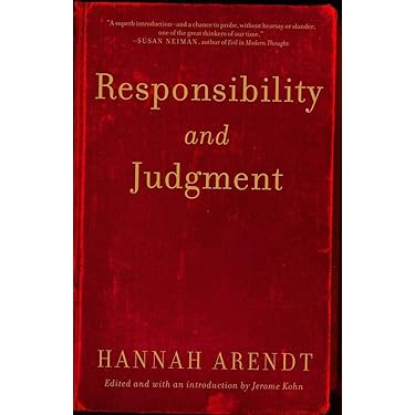 Amazon | Responsibility and Judgment | Arendt, Hannah