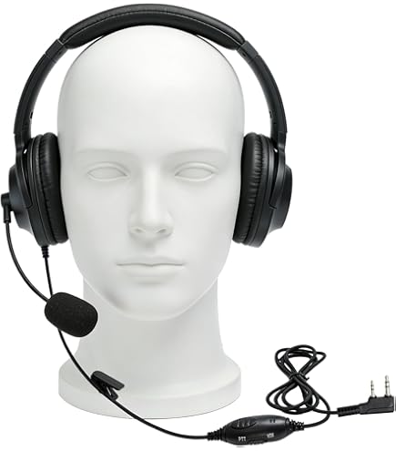 Amazon.co.jp: JUYODE トランシーバー オーバーヘッドヘッドセット 2