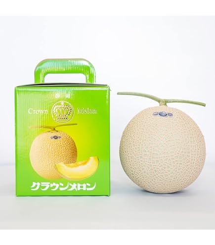 Amazon.co.jp: Melon Crown Melon, Mountain Grade, 2.6 lbs (1.2 kg