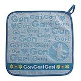 ゴンガリガリ リング付タオル/ブルー/入園入学ギフトにも人気