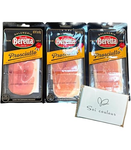 Amazon.co.jp: プロシュート 生ハム 255g (85g×3袋) Prosciutto