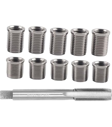 Powerbuilt 18mm Back Tap Thread Repair Tool - Collapsible For Spark Plug Holes, Restores Damaged Threads, 691381