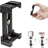 2way スマートフォン ホルダー シューマウント付き 折りたたみ式 1/4インチ スレッド シューマウント スマホホルダー スマホ アタッチメント クリップ ホルダ (SM-MP-HLDR-PL)