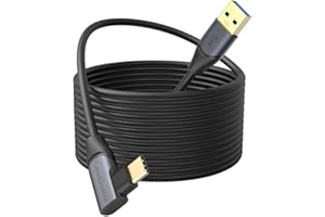 5Gbps High Speed VR Link Cable [16.4FT/5M], Compatible with Meta Quest Pro/Quest 2 3, CableCreation USB Male to USB C 3.1 Male Cable VR Headsets Accessories Gaming PC Link Cable 16FT