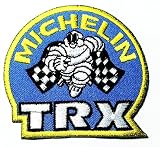 Michelin TRXタイヤオートバイ車Racing NascarバイカーロゴパッチジャケットTシャツSew Iron onパッチバッジ刺繍
