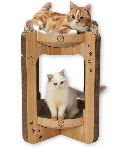 猫壱 キャットツリー レギュラー ライトブラウン 爪研ぎ キャットタワー Amazon | 猫壱 キャットツリー レギュラー ライトブラウン 爪研ぎ