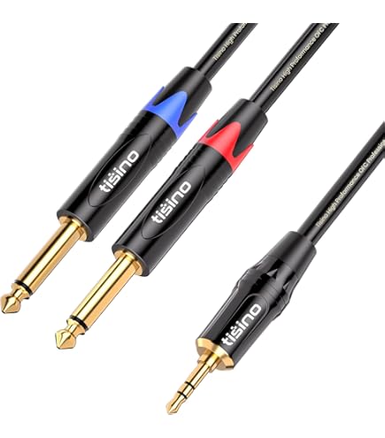 Amazon | DISINO 1/8 - 1/4 ステレオケーブル 高耐久 3.5mm ミニ