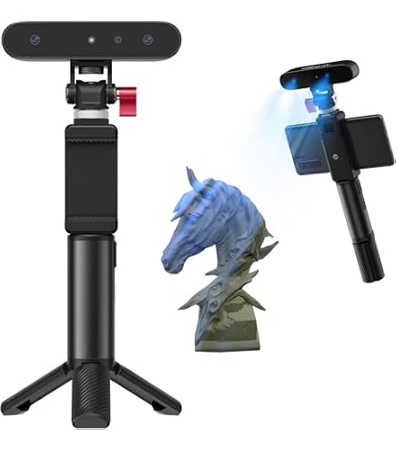 Amazon | 3DMakerpro Fox 3Dスキャナー、0.07mm精度3Dスキャナー、3D