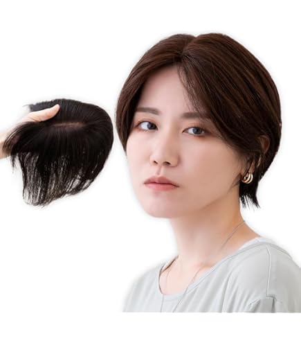 Amazon.co.jp: [ブライトララ] ヘアピース 人毛 部分ウィッグ ウィッグ